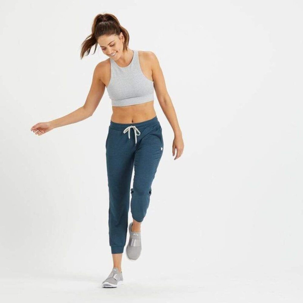 Vuori - Performance Jogger Pants VW303 | Size Small | Indigo Heather Teal Blue